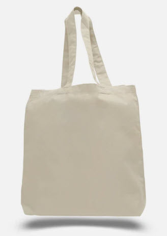 150 Customized Cotton Shopping tote - Full color logo