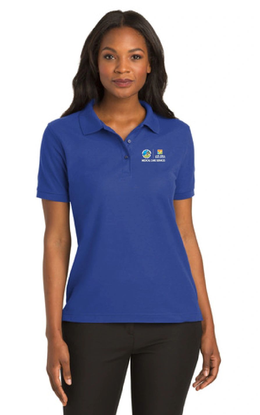 L500 Port Silk Touch™ Polo EMBROIDERED
