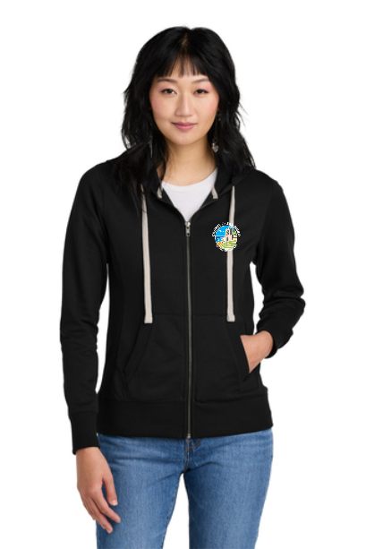 DT8103 Ladies Zippered hoodie dcss