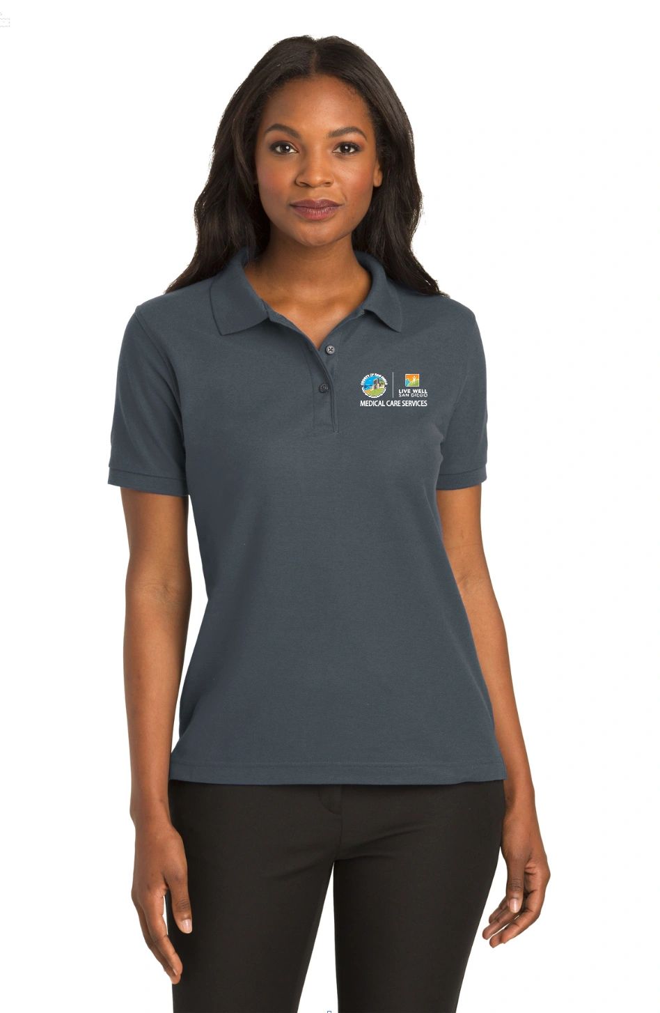 L500 Ladies Silk Touch™ Polo FULL COLOR DTF
