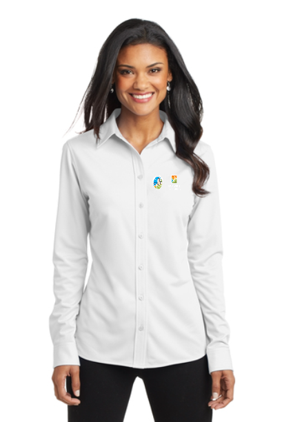 L570 Port Authority® Dimension Knit Dress Shirt ACS