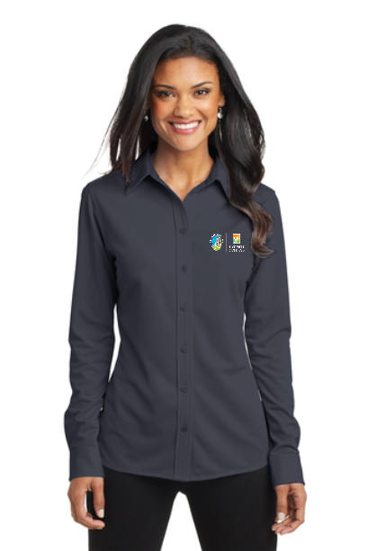 L570 Port Authority® Dimension Knit Dress Shirt ACS
