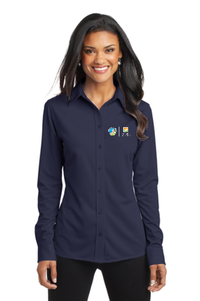 L570 Port Authority® Dimension Knit Dress Shirt ACS