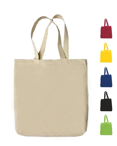 150 Customized Cotton Shopping tote - Full color logo