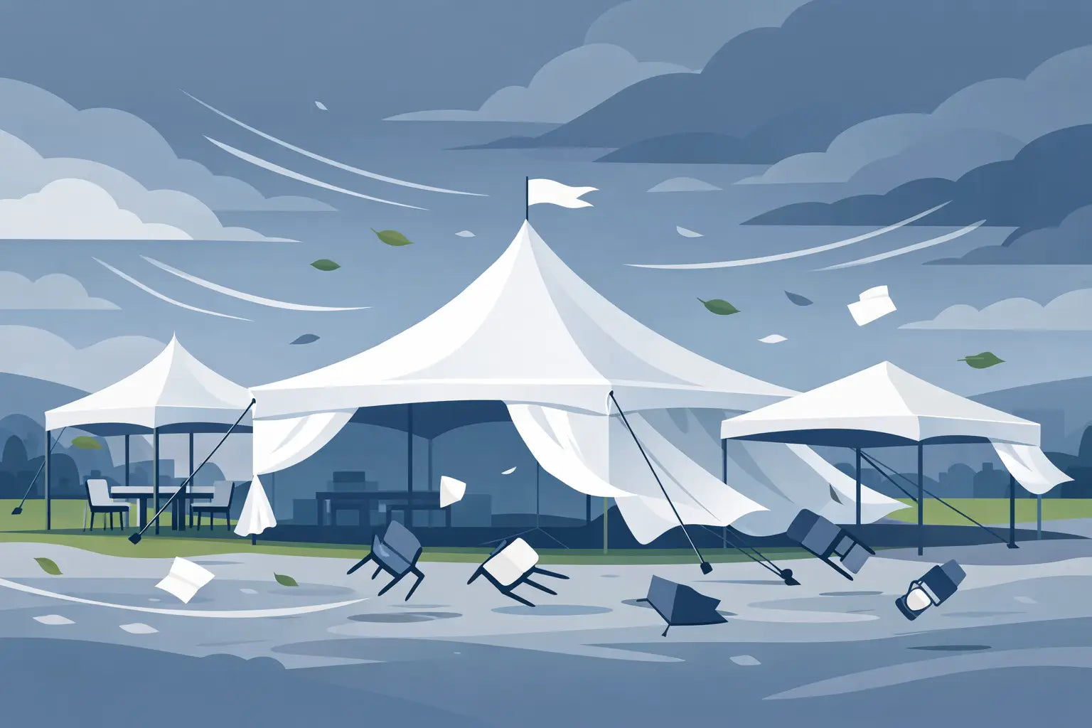 Can Tents Withstand Windy Weather at Events?