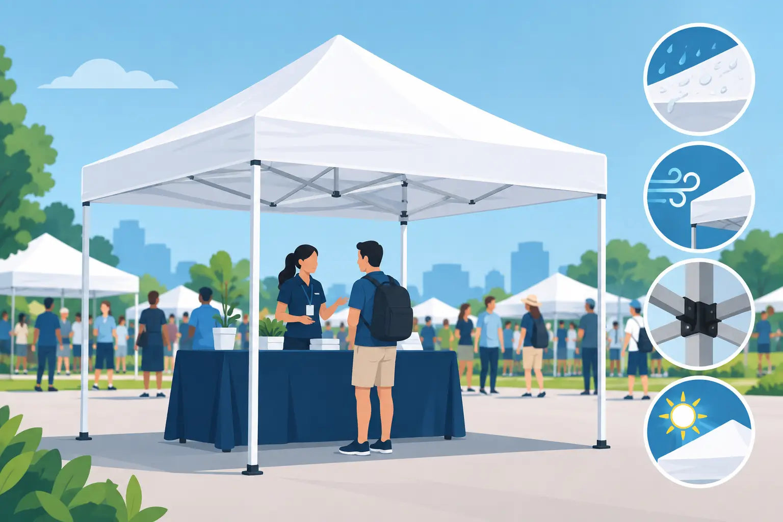 Canopy Durability Review for Busy Events