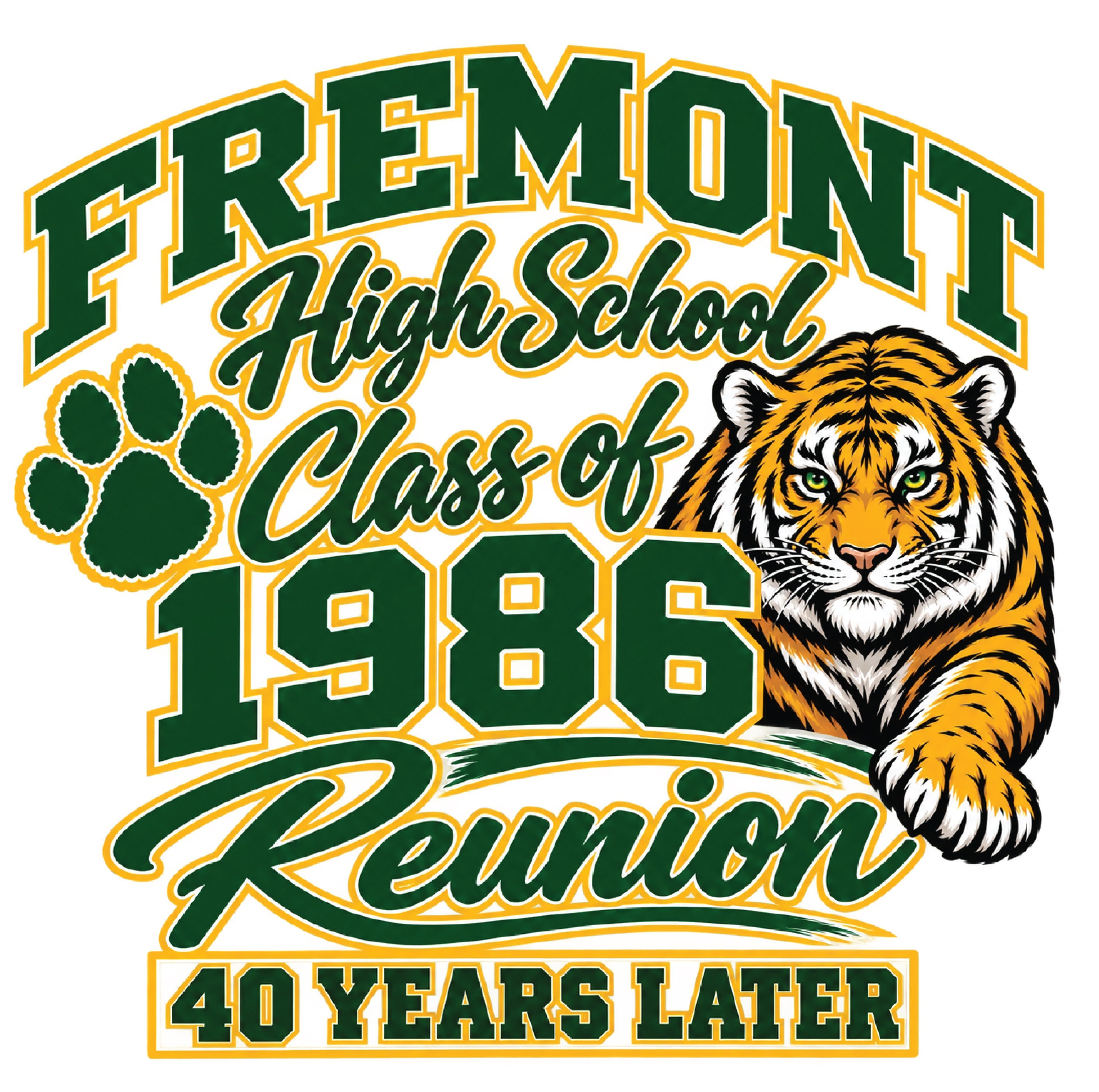 Fremont High Reunion swag
