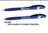 200 Custom pens - one color imprint on barrel