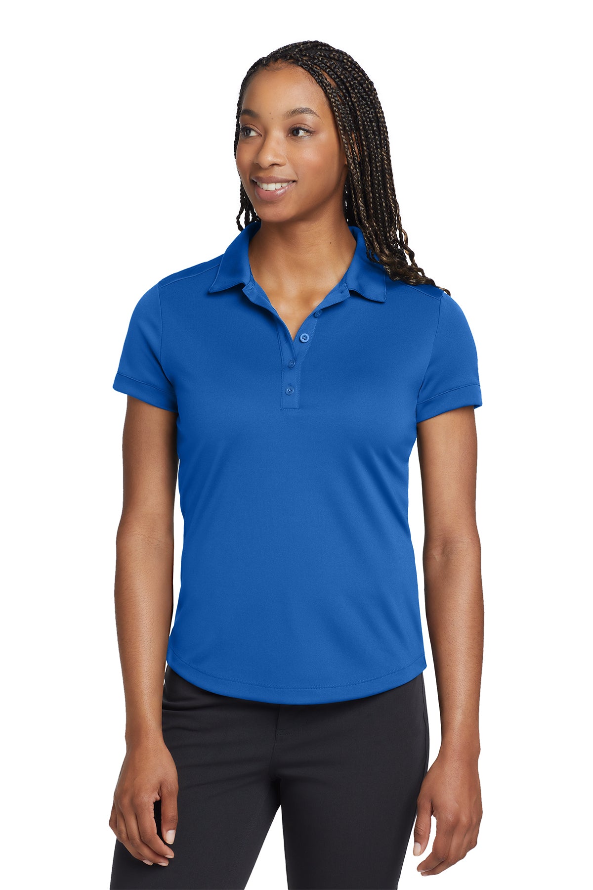 811807 Nike Ladies Dri-FIT Players Modern Fit Polo GS