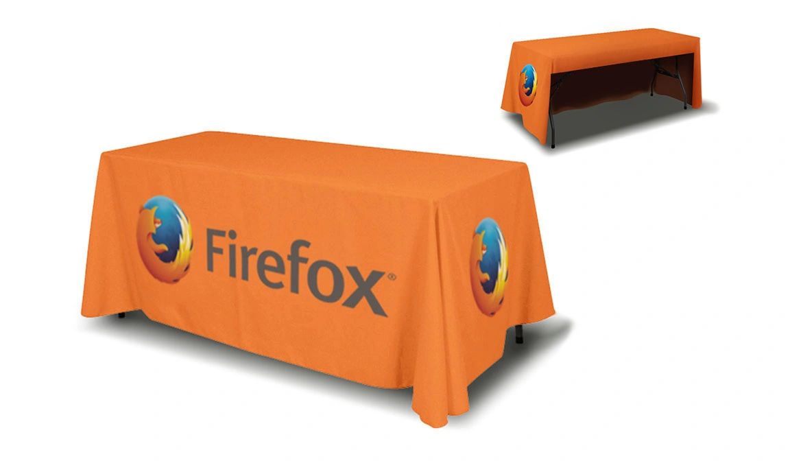 Full Color 6ft table throw