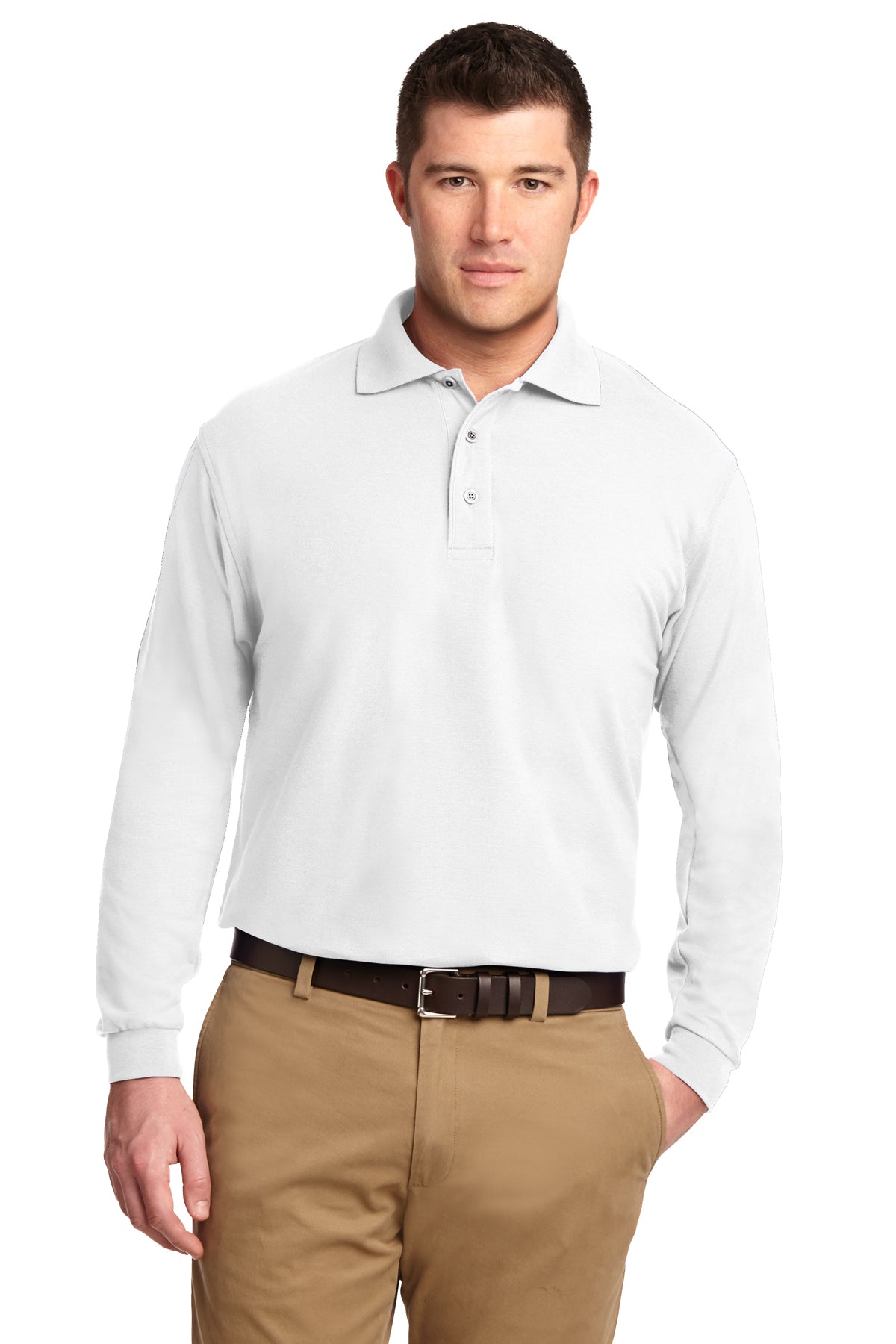 K500LS Port Authority® Silk Touch™ Long Sleeve Polo GS