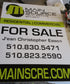 Real Estate Sign Post and Sign