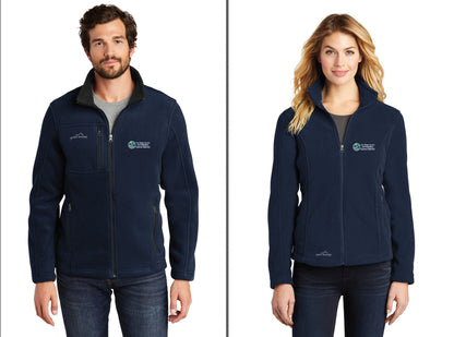 Eddie Bauer Full zip jacket EMS Logo