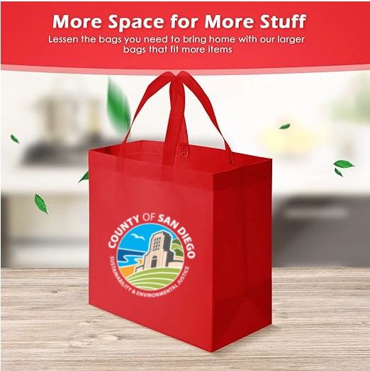 Customized Non Woven Shopping tote - Full color logo