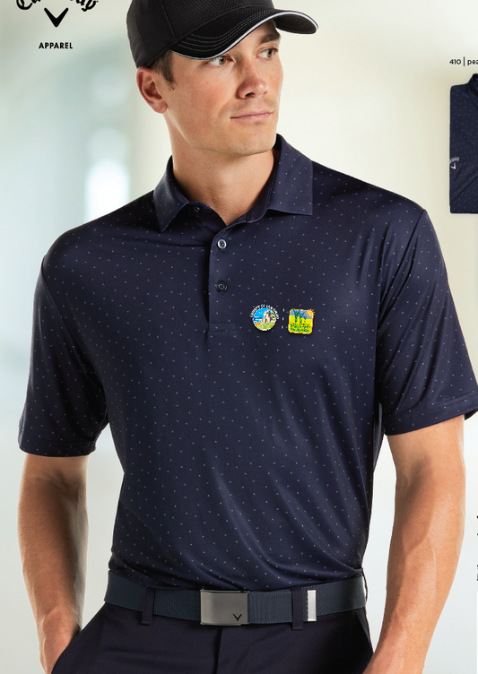Callaway Golf Micro Chev Printed Polo