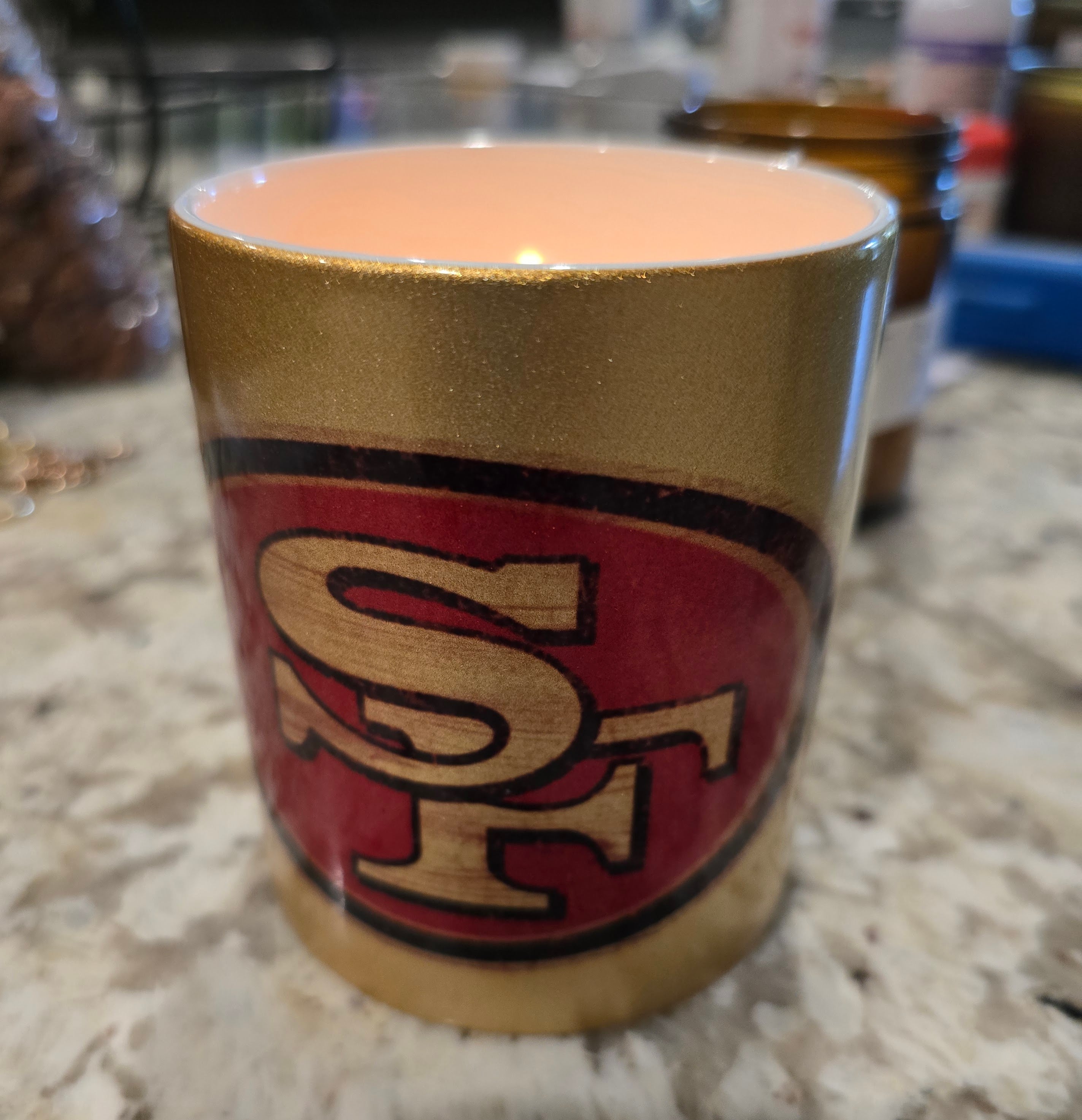 49er Coffee Mug Candle