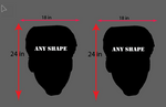BIG HEAD SHAPED FOAMCORE