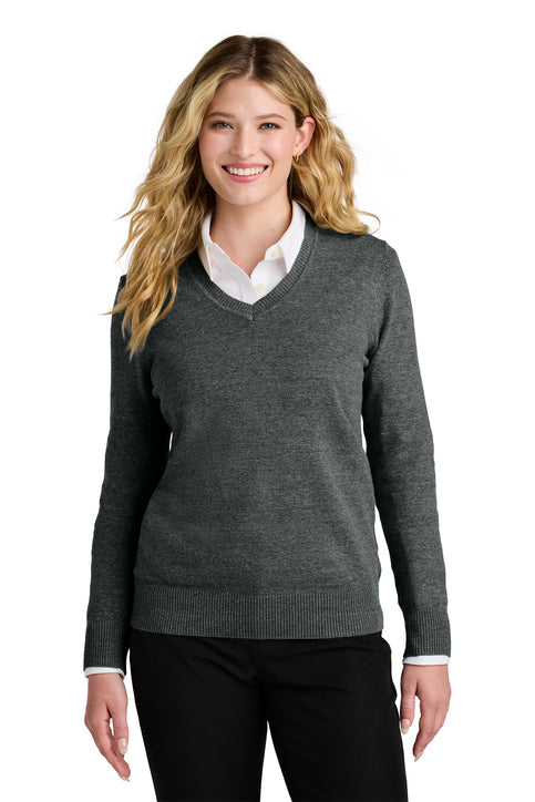 LSW2850  Port Authority® Port Authority® Women’s Easy Care V-Neck Sweater Self