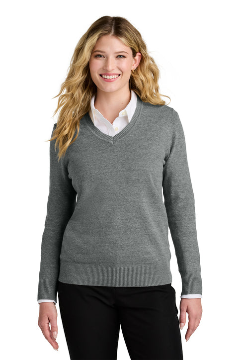LSW2850  Port Authority® Port Authority® Women’s Easy Care V-Neck Sweater Self