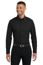 K570 Port Authority® Dimension Knit Dress Shirt Homeless embroidery