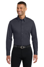 K570 Port Authority® Dimension Knit Dress Shirt Homeless embroidery