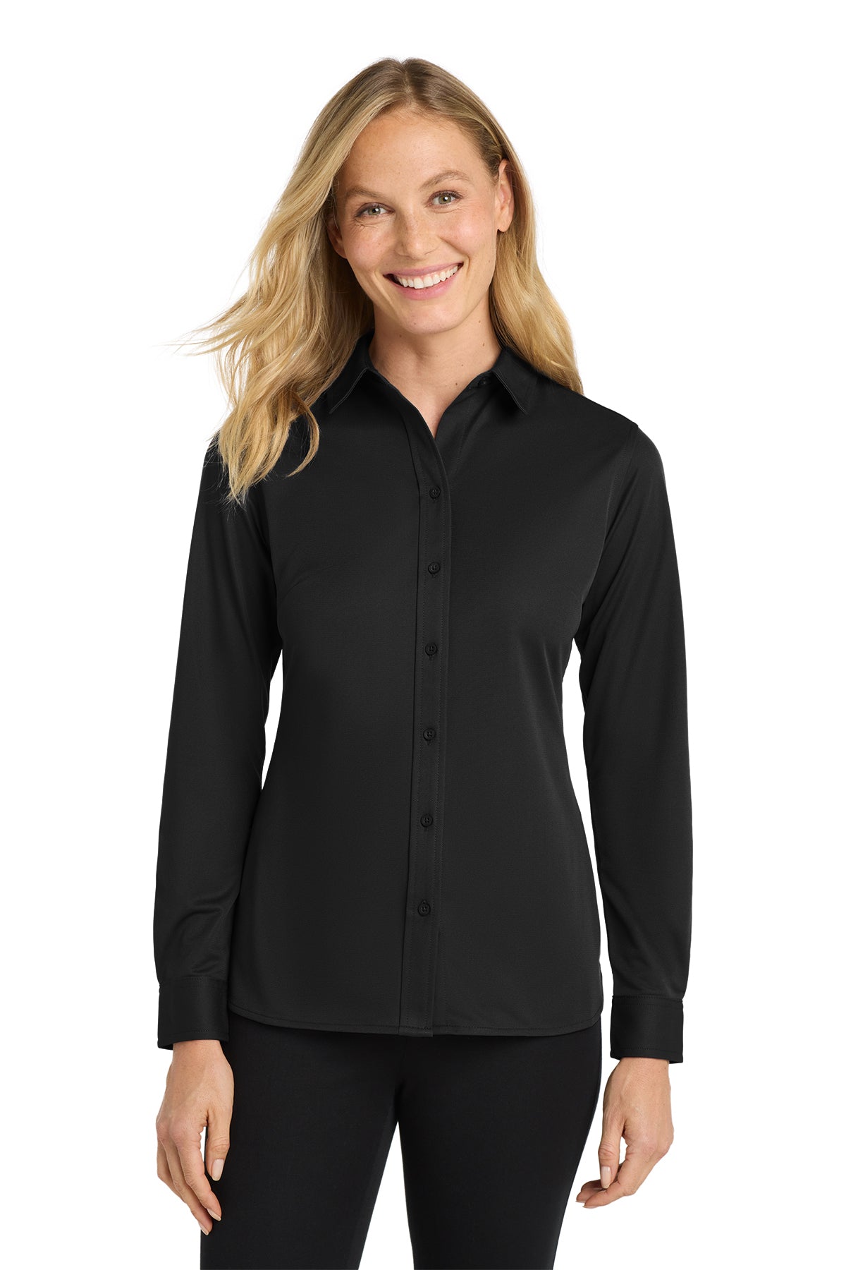 L570 Port Authority® Dimension Knit Dress Shirt Homeless  and Community Embroidered