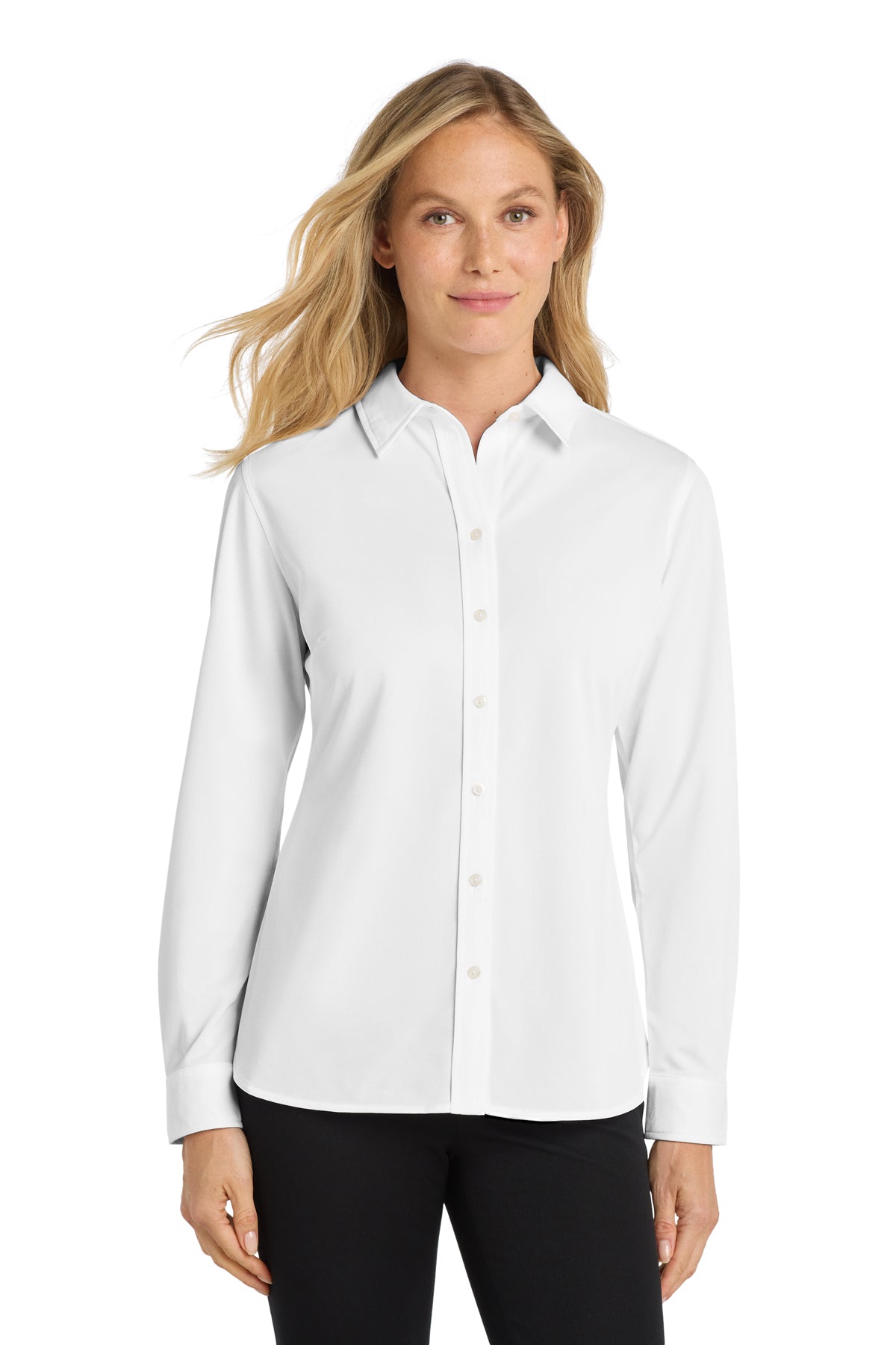 L570 Port Authority® Dimension Knit Dress Shirt Homeless  and Community Embroidered