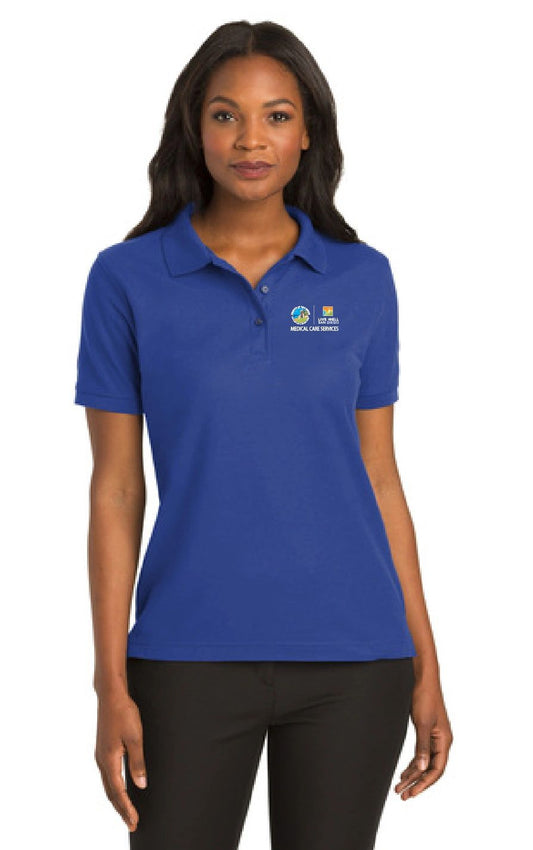 L500 Port Silk Touch™ Polo EMBROIDERED