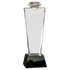11" Crystal Diamond Top Award on Black Pedestal Base