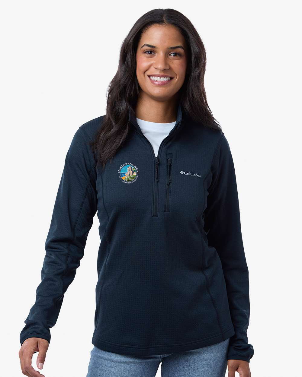 Columbia Womens Essential hike Grid Fleece Self