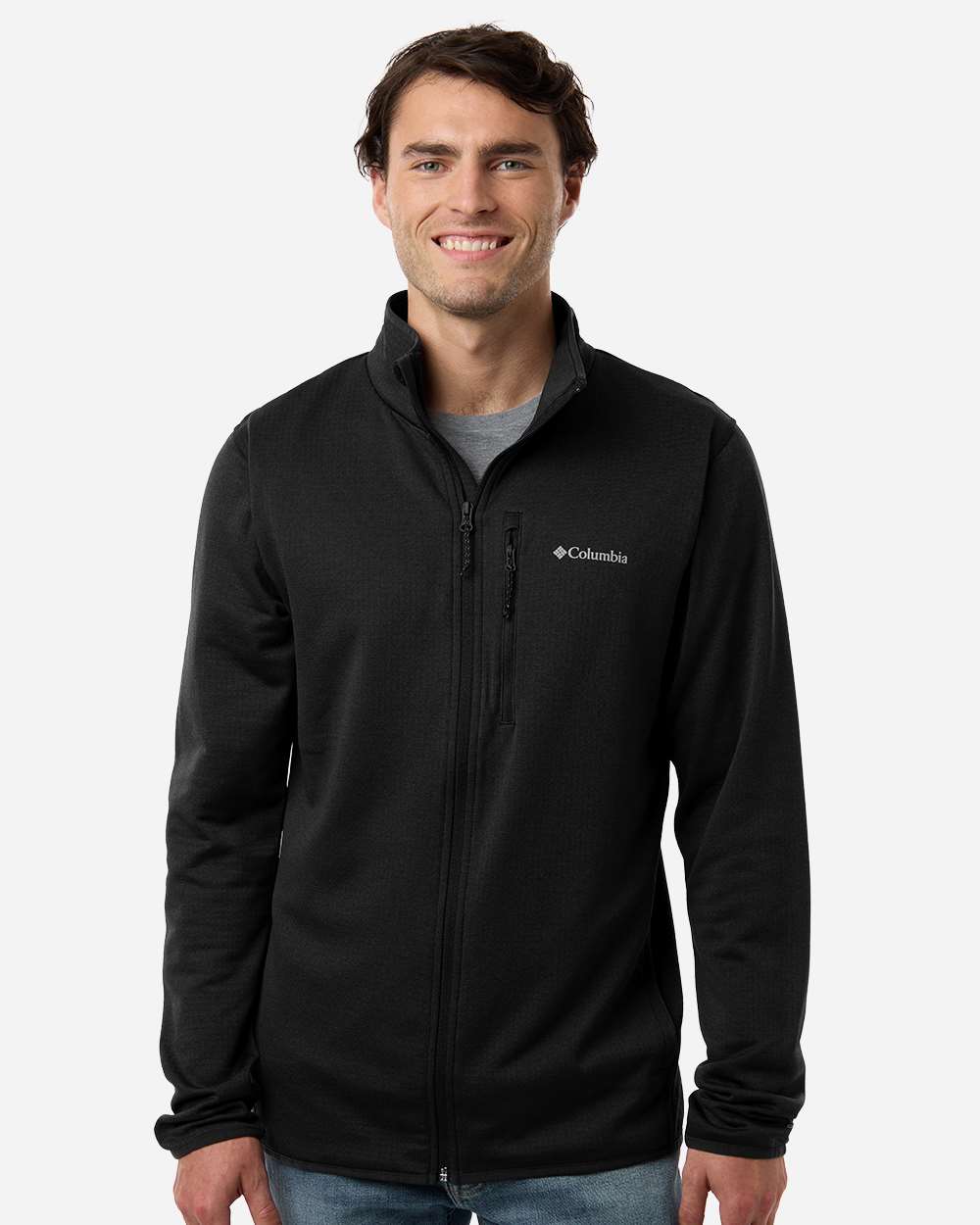 Columbia Mens Essential hike Grid Fleece Self