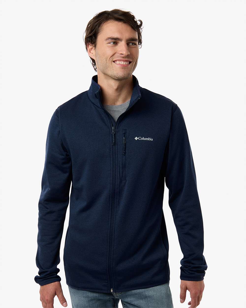 Columbia Mens Essential hike Grid Fleece Self
