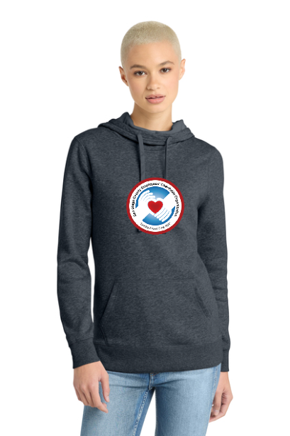 DM493 District ® Women’s Lightweight Fleece Hoodie CECO