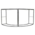 EZ Fabric Curved Counter - WS Display