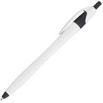 200 White Barrel Ball Point Click Pen - Setup included Free shipping