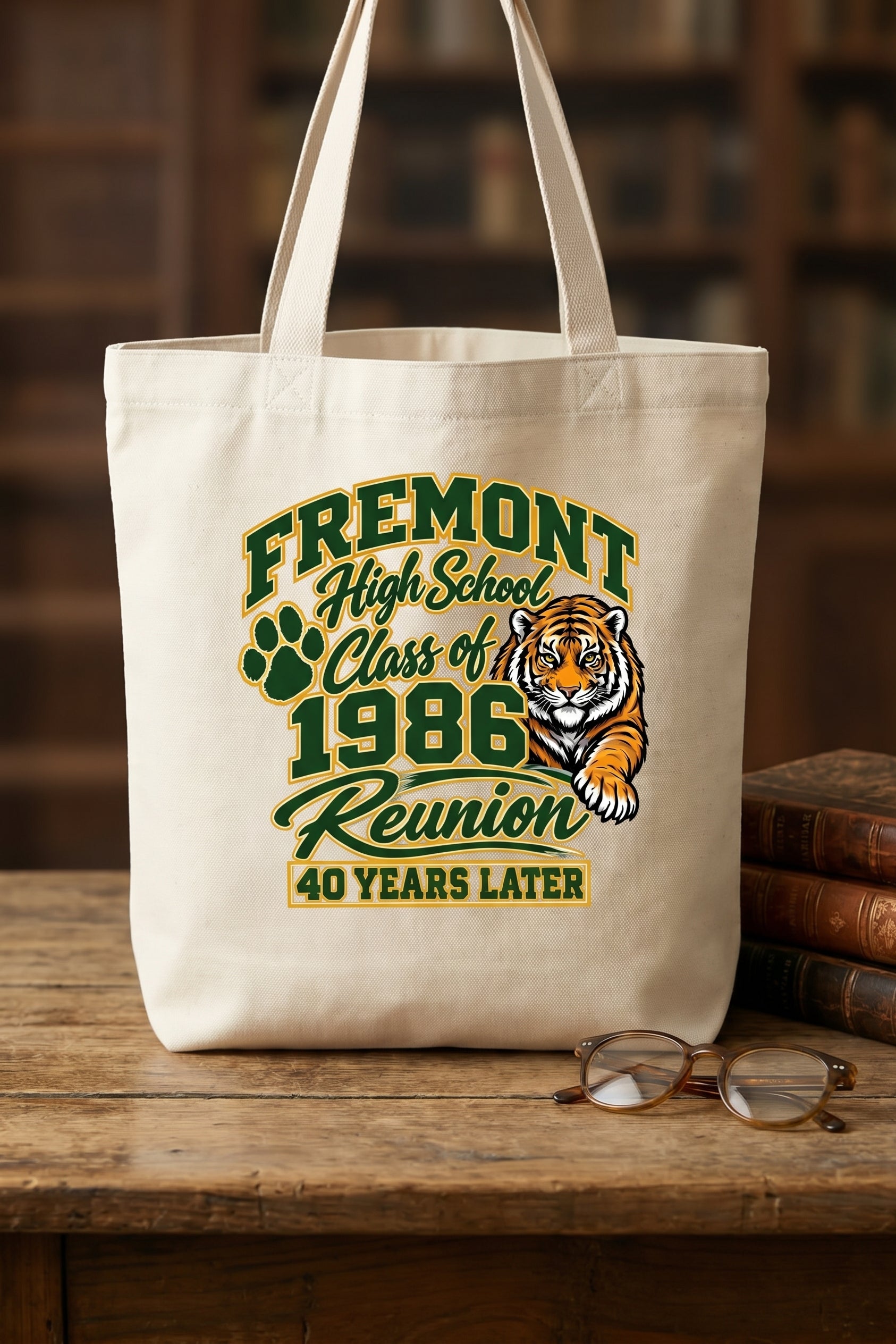 canvas shopping tote bag