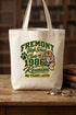 canvas shopping tote bag