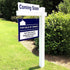 Real Estate Sign Post and Sign