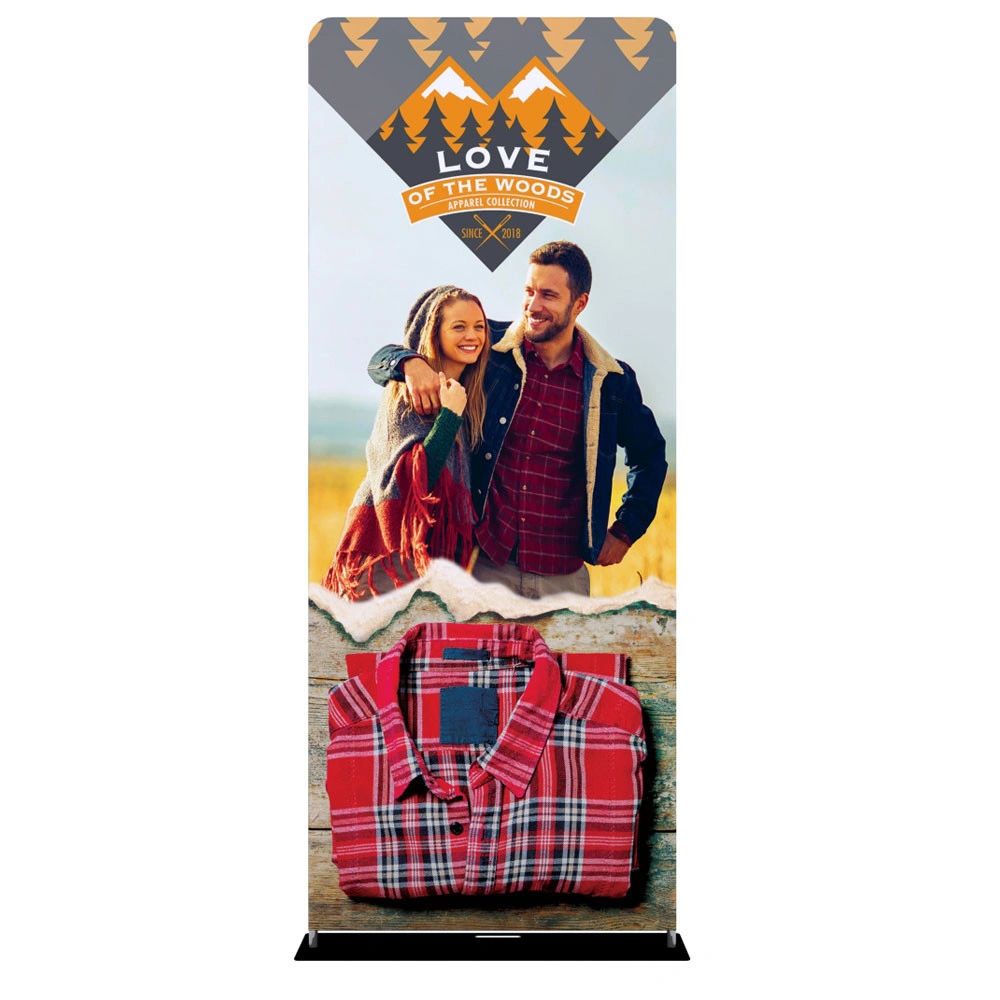 curve top banner stand