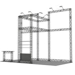 20ft x 10ft Origami SEG Truss Island - A