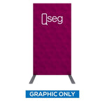 1.3 x 2.4 ft.  QSEG Quick Wall Display - WS Display