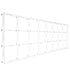 20ft. RPL Fabric Pop Display - WS Display