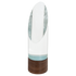 9 3/4" Cylinder Sierra Glass with Walnut Base