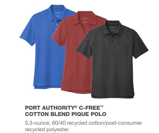 Port Authority Cotton Blend Pique Polo