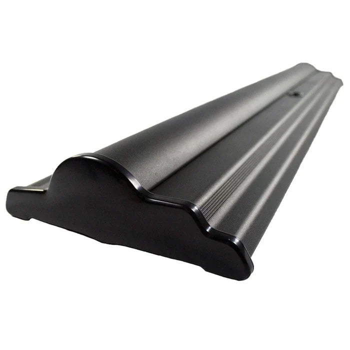 24" SilverStep Retractable Banner Stand (Black and Silver) - WS Display