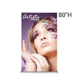 48" SilverStep Retractable Banner Stand (Silver) - WS Display