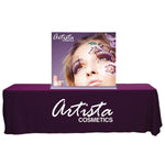 48" SilverStep Tabletop Retractable Banner Stand (Silver) - WS Display