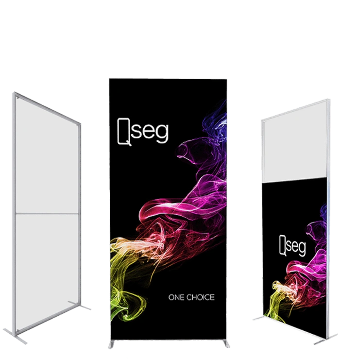 Qsed stand up Banner 3ft x 7f