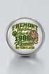 1 inch silver lapel pin