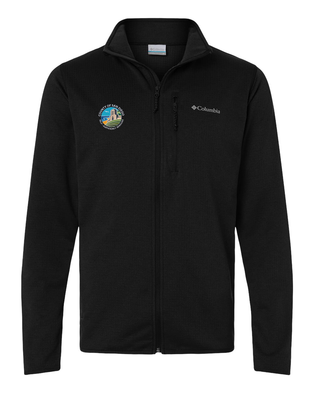 Columbia Mens Essential hike Grid Fleece Self
